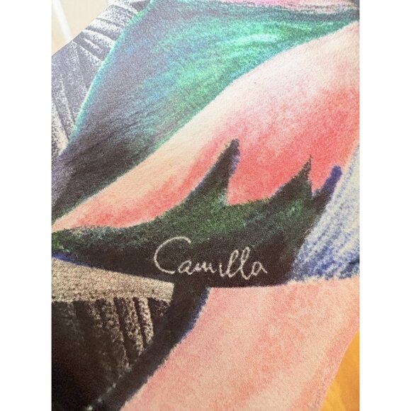 Camilla Paradiso Place Silk Long Jacket with Pockets L/XL - Picture 10 of 12